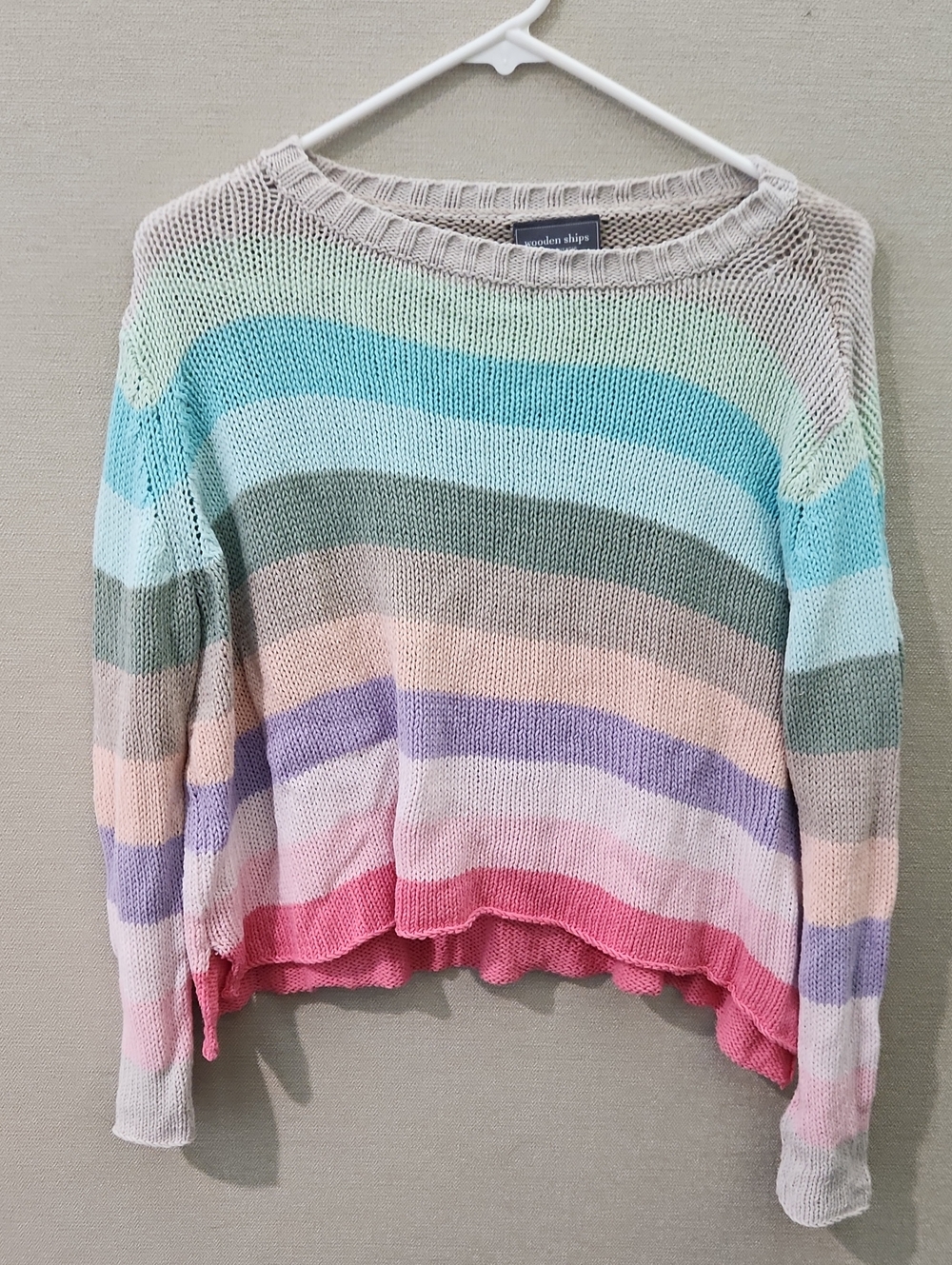 Wooden Ships Sweater Size XS/S